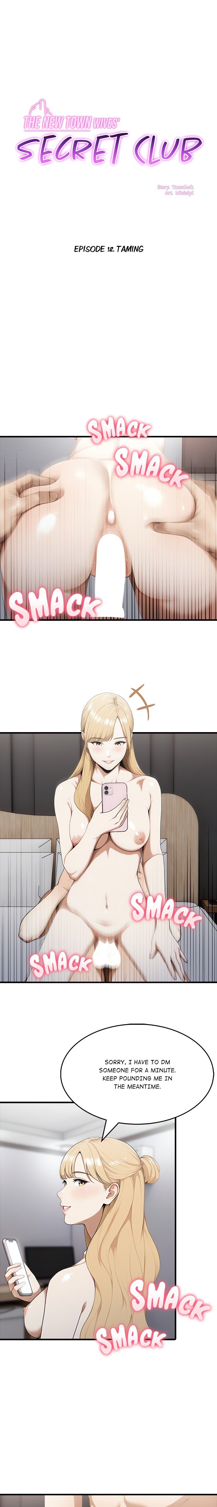 The New Town Wives’ Secret Club - Chapter 12 Page 1